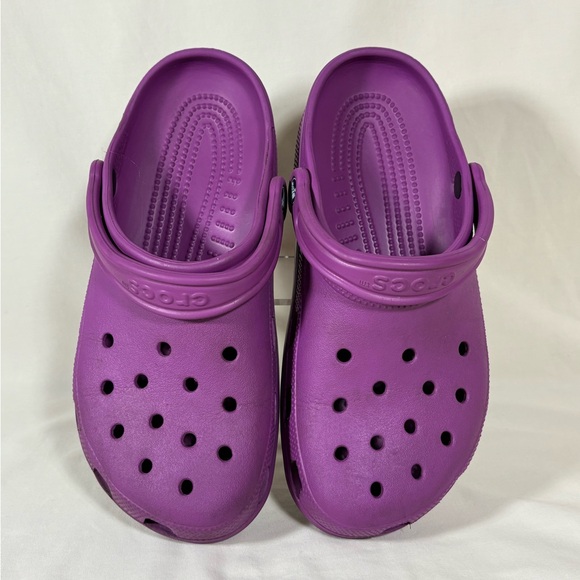 CROCS Shoes - CROCS Purple Unisex Clogs Men's 8/Women's 10